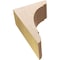 Ekena Millwork 11"W x 22"D x 33"H Classic Olympic Rough Cedar Woodgrain TimberThane Corbel, Primed Tan CORUR11X22X33OLYRCPR - alternate 4
